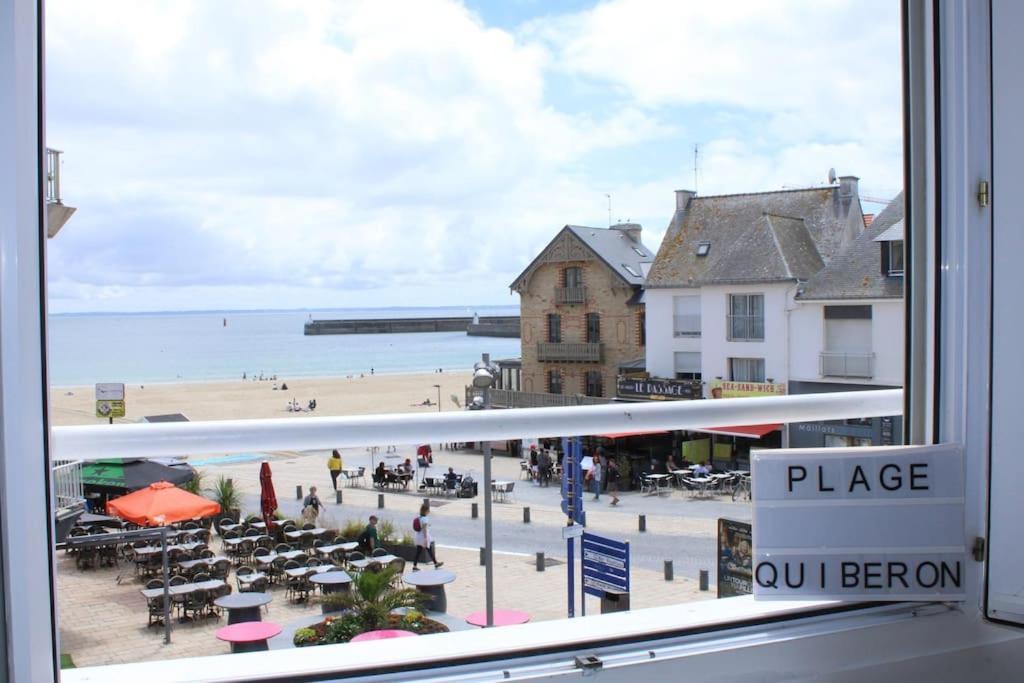 « L'Oceanix » Vue Grande Plage 2Ch Wifi Киберон Экстерьер фото